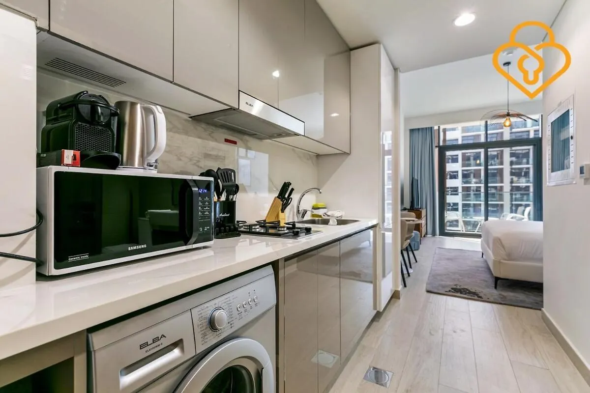 Keysplease Studio Azizi Riviera Minutes To Downtown, Meydan Dubai